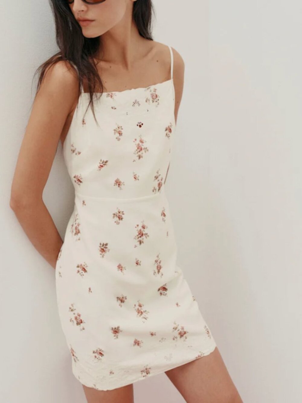 Reformation Storie Dress Ivory - Size 6